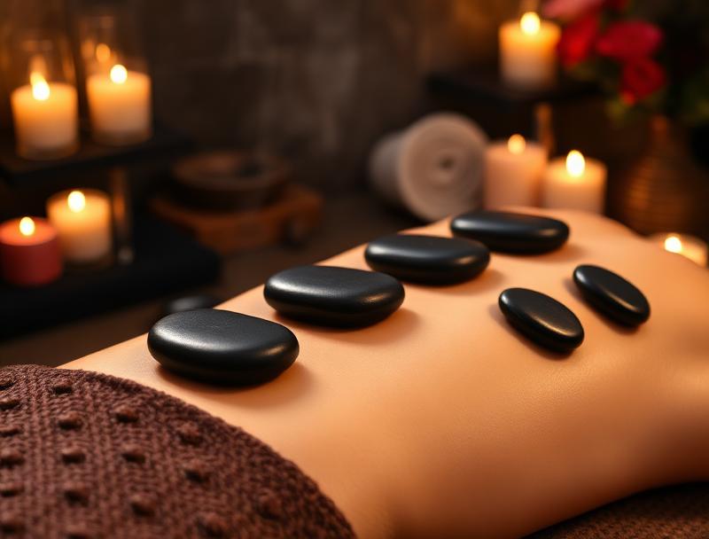 Hot Stone Therapy at Desert Rose Massage Spa Bur Dubai